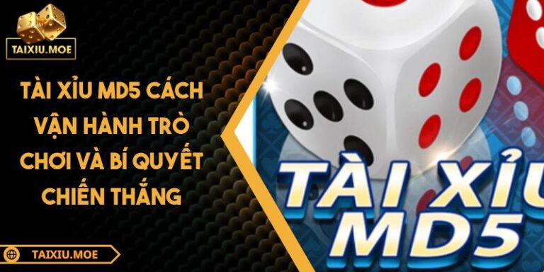 Tài Xỉu MD5 Cách Vận Hành Trò Chơi Và Bí Quyết Chiến Thắng 4 Tài Xỉu MD5